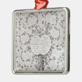 Schlüssel zum Abstammungsbaum Ornament Aus Metall (Links)