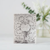 Schlüssel zum Abstammungsbaum Postkarte (Stehend Vorderseite)