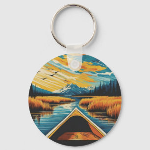 Schlüssel zum Bootshaus am See Cabin Schlüsselanhänger