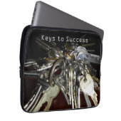 Schlüssel zum Erfolg Laptopschutzhülle (Vorne Rechts)