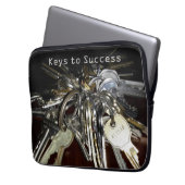 Schlüssel zum Erfolg Laptopschutzhülle (Vorderseite Links)