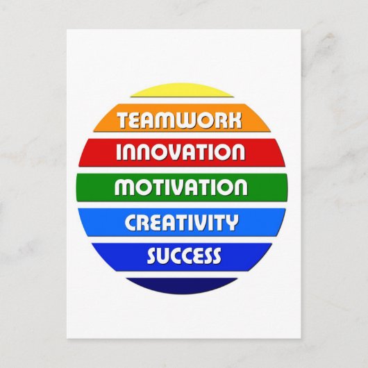 Schlüssel zum Erfolg Postkarte (Vorderseite)