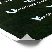 Schlüssel zum Erfolgsplakat Poster (Ecke)