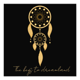 Schlüssel zum Land der Träume, Traumfänger Fotodruck