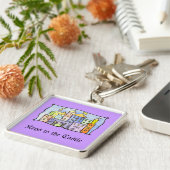 Schlüssel zum Schloss Schlüsselanhänger (Seite)