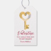 Schlüssel zum Valentinstag meiner Herzkinder Geschenkanhänger (Vorderseite)