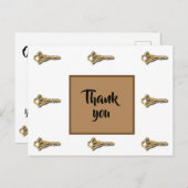 Schlüssel zur Mitarbeiterbewertung für unseren Erf Postkarte (Vorne/Hinten)