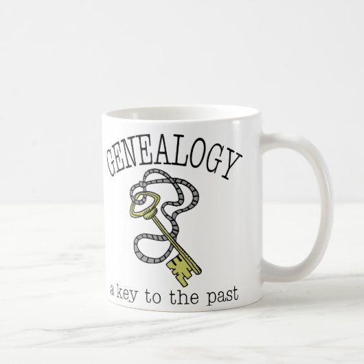 Schlüssel zur Vergangenheit Kaffeetasse (Rechts)