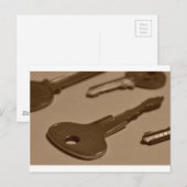 Schlüssel zwischen Stage Postkarte (Vorne/Hinten)