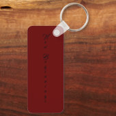 Schlüsselanhänger (Rückseite)