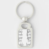 Schlüsselanhänger (Vorderseite)