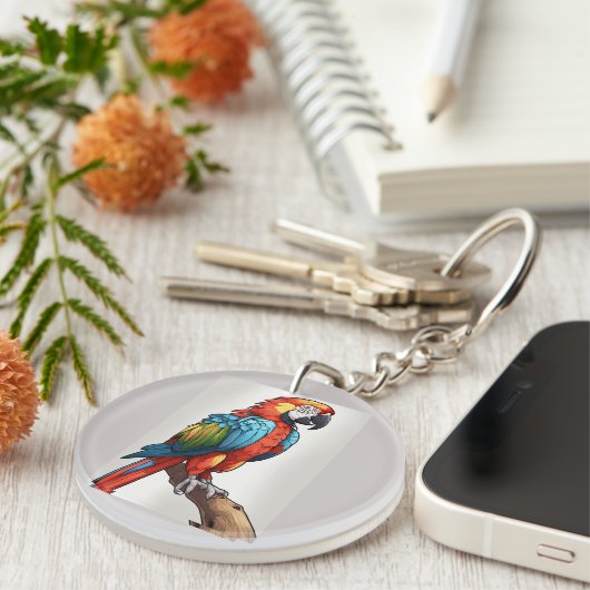 🦜 SCHLÜSSELANHÄNGER (Vorderseite rechts)