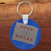 Schlüsselanhänger 24/7 (Vorderseite)