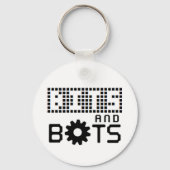 Schlüsselanhänger 2 Bits and Bots (Rückseite)