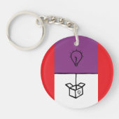 Schlüsselanhänger Abstract acrylic keychain (Vorderseite)