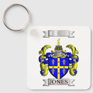Schlüsselanhänger Aluminium Jones Familienname und
