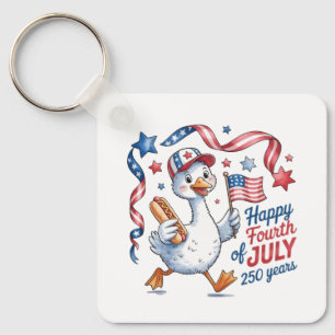 Schlüsselanhänger-Amerika Patriotisch 250. Jubiläu Schlüsselanhänger