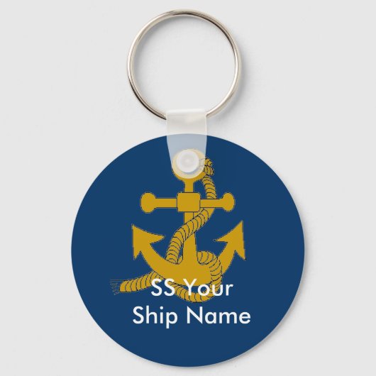 Schlüsselanhänger - Anker (Vorderseite)