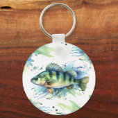 Schlüsselanhänger - Aquarellfarbenserie: Perle (Vorderseite)