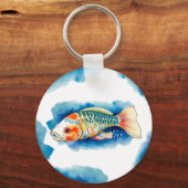 Schlüsselanhänger - Aquarellreihe: Koi Fish (Vorderseite)