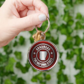 Schlüsselanhänger "Arkansas Steel" (rot) (Hand)