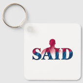 Schlüsselanhänger auf dem Metallplatz, 2,25 Zoll x (Vorderseite)