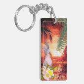 Schlüsselanhänger aus Acryl CAGOU ( Cagou-Style) (Vorderseite links)