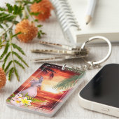 Schlüsselanhänger aus Acryl CAGOU ( Cagou-Style) (Vorderseite rechts)