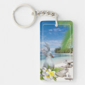 Schlüsselanhänger aus Acryl CAGOU ( Cagou-Style) (Vorderseite)