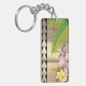 Schlüsselanhänger aus Acryl CAGOU ( Cagou-Style) (Vorderseite links)