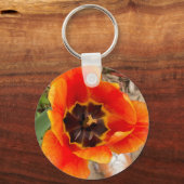 Schlüsselanhänger aus Blumenmetall (Vorderseite)