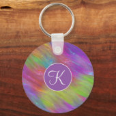 Schlüsselanhänger aus geschmolzenem Regenbogen (Vorderseite)