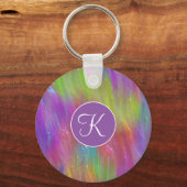 Schlüsselanhänger aus geschmolzenem Regenbogen (Vorderseite)