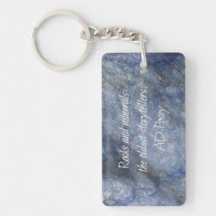 Schlüsselanhänger aus Gestein und Mineralien