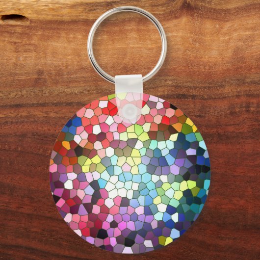 Schlüsselanhänger aus Hartglas (Vorderseite)