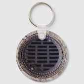 Schlüsselanhänger aus Manhole (Vorderseite)
