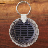 Schlüsselanhänger aus Manhole (Vorderseite)