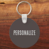 Schlüsselanhänger aus Manhole (Rückseite)