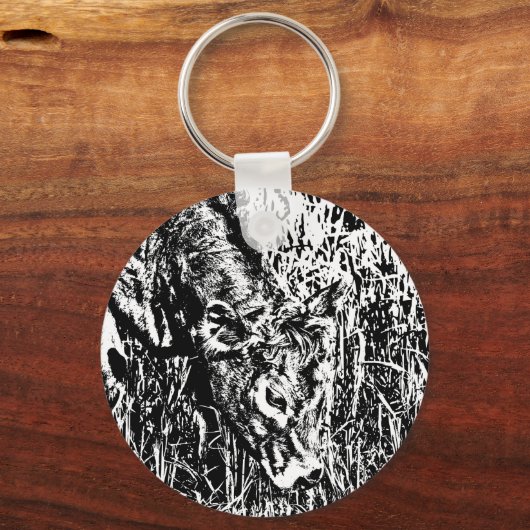 Schlüsselanhänger aus Metall, 5,08 cm (Vorderseite)