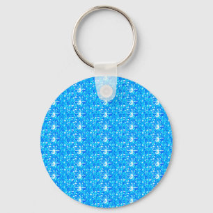 Schlüsselanhänger Baby Blue Glitzer
