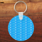 Schlüsselanhänger Baby Blue Glitzer (Vorderseite)