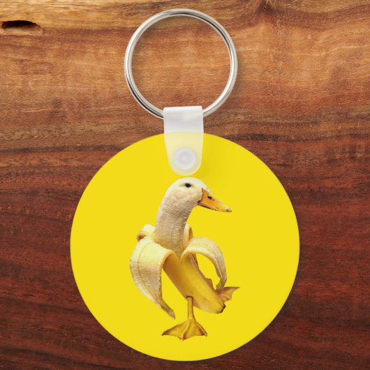 Schlüsselanhänger Banana Duck Meme (Rückseite)