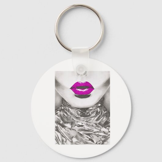 Schlüsselanhänger, Basic Button Schlüsselanhänger (Vorderseite)