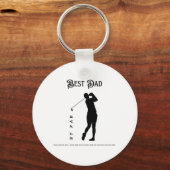 Schlüsselanhänger bester Papa par (Rückseite)