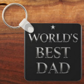 Schlüsselanhänger 'Bester Vater der Welt' (Vorderseite)