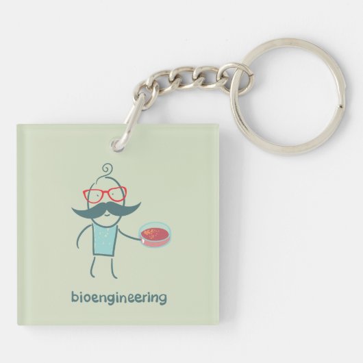 Schlüsselanhänger Bioengineering Scientist (Rückseite)