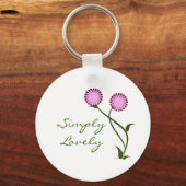 Schlüsselanhänger Blooms, Lavender (Vorderseite)