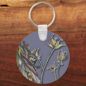 Schlüsselanhänger Blume und Waves (Vorderseite)