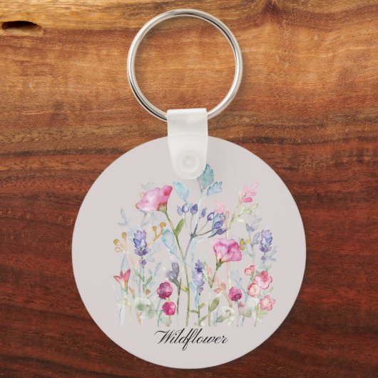 Schlüsselanhänger Blumen (Vorderseite)