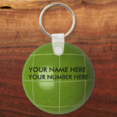 Schlüsselanhänger Bocce Ball mit Ihrem Namen, Ihre (Vorderseite)